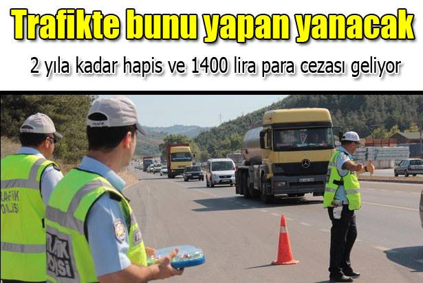 Trafikde Bunu Yapana Ceza Geliyor