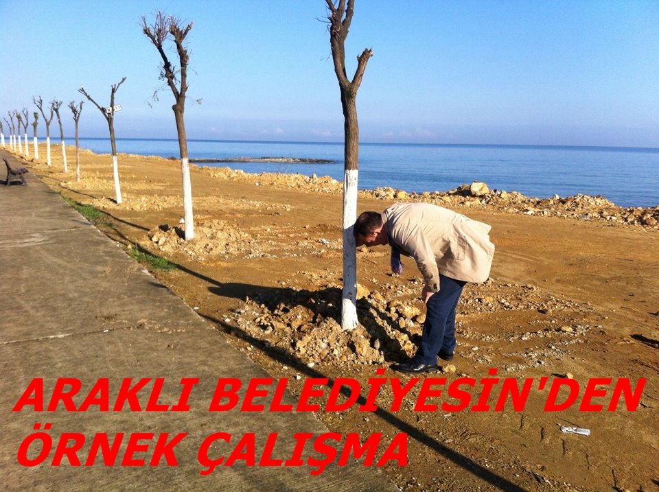 Araklı Belediyesin&#8217;den Örnek Çalışma