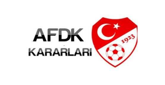 Yomraspor Karaderspor Maçıyla İlgili Cezalar Belli Oldu