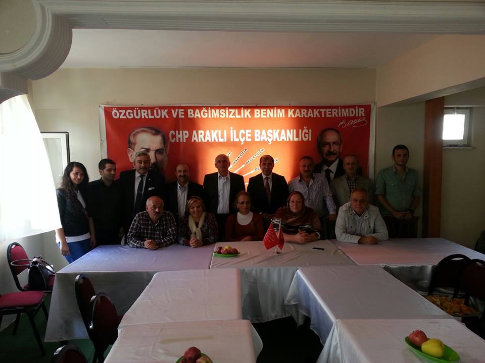 Araklı CHP&#8217;de Bayramlaşma Toplantısı