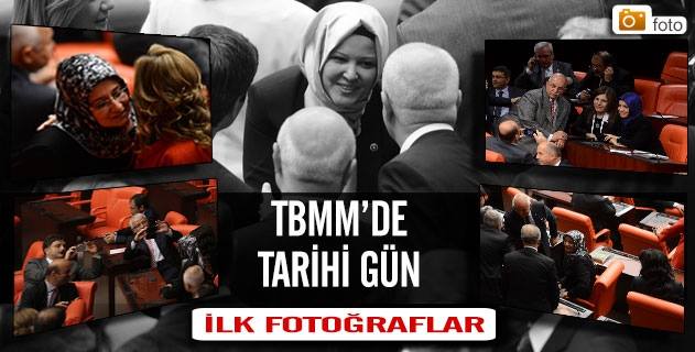 Başörtülü milletvekilleri TBMM&#8217;de.