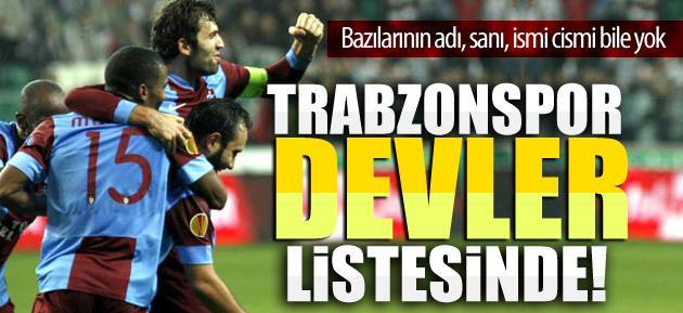 Trabzonspor, devleri geride bıraktı