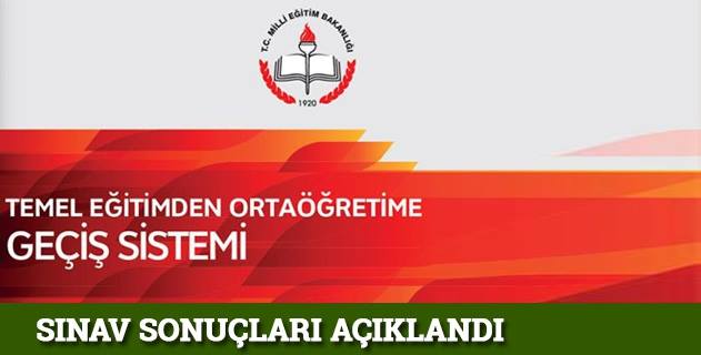 8. Sınıflar İçin Düzenlenen Merkezi Ortak Sınav Sonuçları Açıklandı.