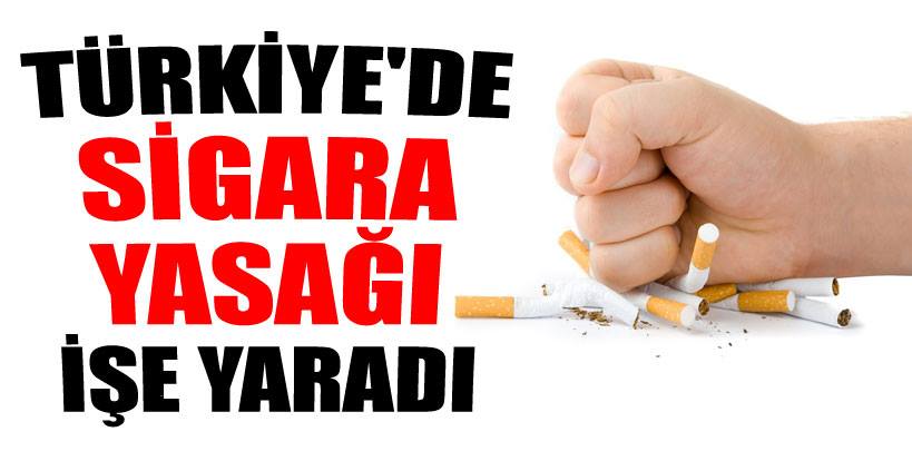 Türkiye&#8217;de sigara yasağı işe yaradı