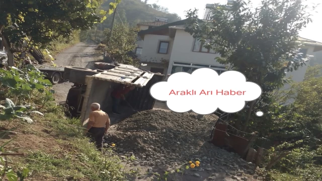 Araklı'da Korkutan Kaza