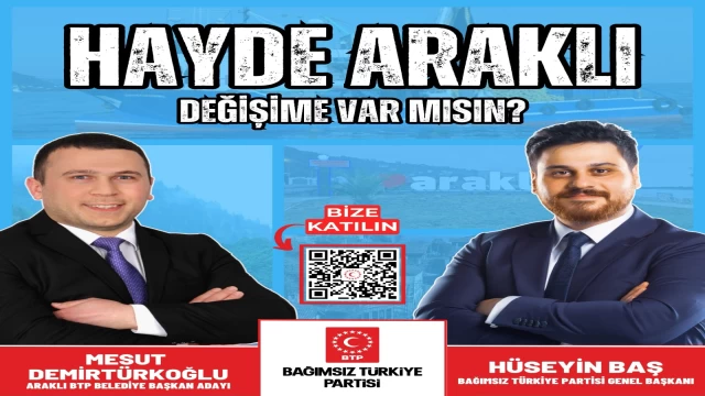 Araklı'da İlk Belediye Başkan Adayı Belli Oldu