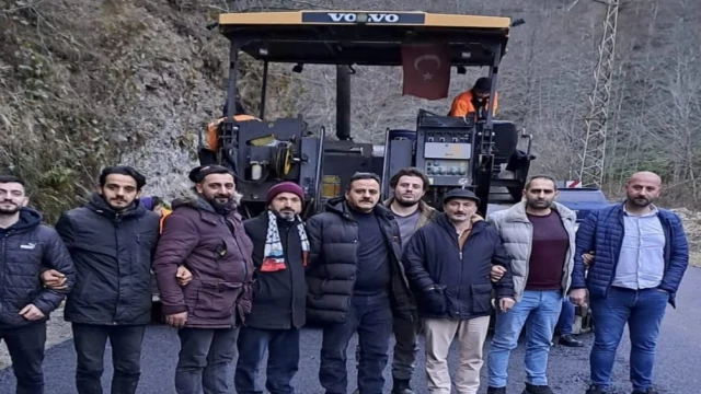 Yeşilyurt Gurup Yolu-Guguda Deresinde Asfaltlama Çalışmalarını Ziyaret Ettik