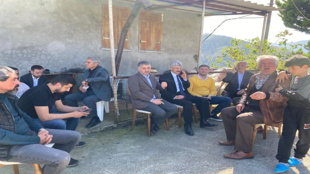 Başkan Çebi Araklı'da O Mahallede Sevinç Gösterisiyle Karşılandı