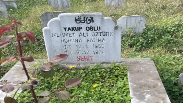 Araklı'da Şehit Kabri Yenilendi