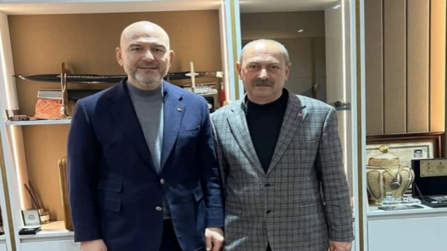 Başkan Kınalıoğlu Soyluyu Ziyaret Etti