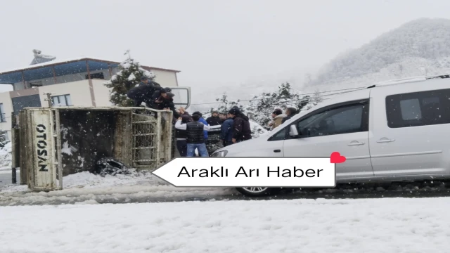 Son Dakika: Araklı Kaşıkçı'da Korkutan Kaza