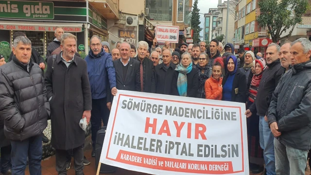 Son Dakika Araklı'da Basın Bildirisi