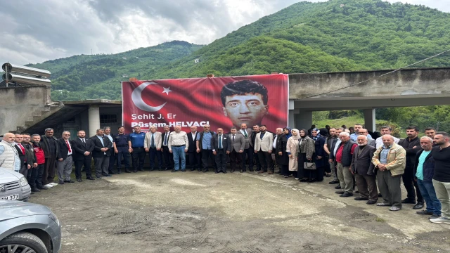Araklı Şehitlerini unutmuyor