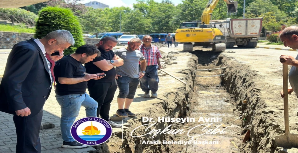 Yıllar Sonra Araklı'ya İlk Kazma Vuruldu