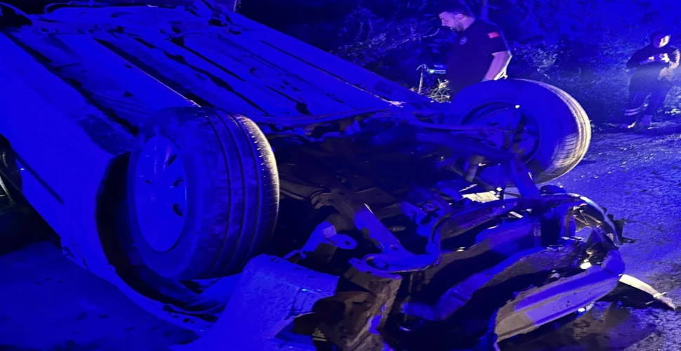 Araklı Karadere Yolunda Trafik Kazası