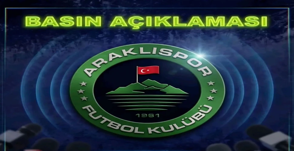 Araklıspor'dan Basın Açıklaması