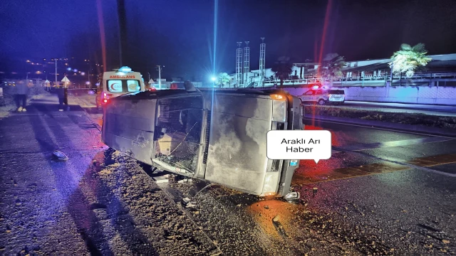 Araklı Karadere Yolunda Trafik Kazası Yaralılar Var