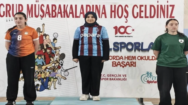 Araklılı Kızımız Bilek Şampiyonu Oldu