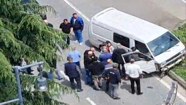Araklı'da Trafik Kazası Korku Dolu Anlar Yaşandı