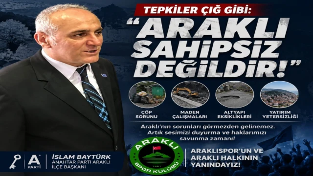 Başkan Baytürk Araklı Sahipsiz Değildir