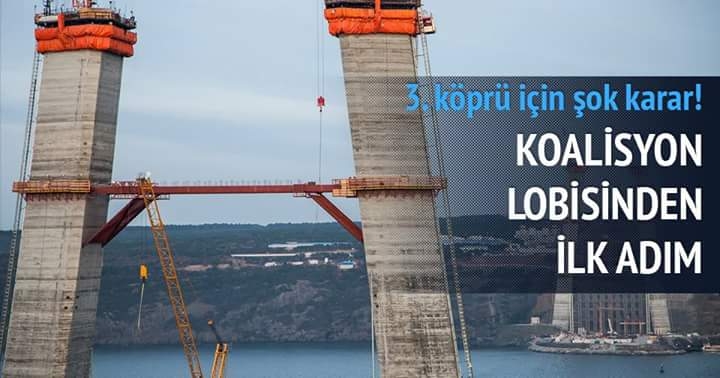 3. Köprü\'nün yolları mahkeme tarafından kesildi