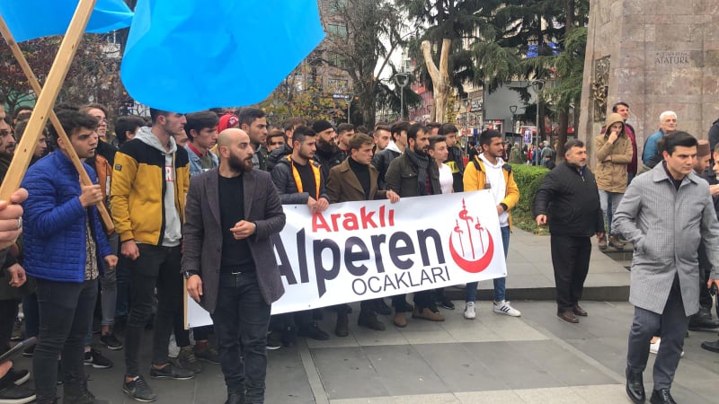 Araklı Alperenler Zulme Sessiz Kalmadılar