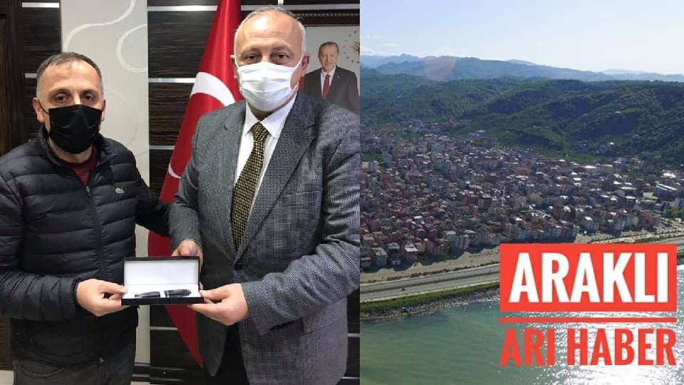 Araklılı İş Adamın'dan Başkan Çebi'ye Ziyaret