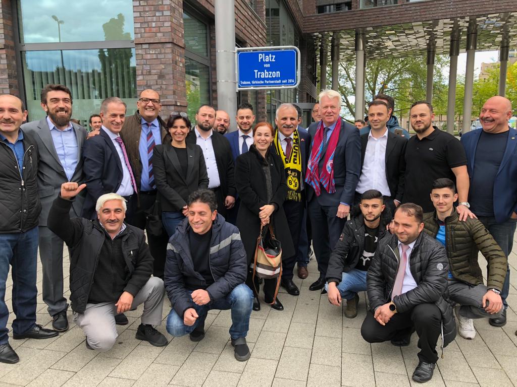 Almanya'nın Dortmund Kentinde Trabzon Meydanı' Açıldı