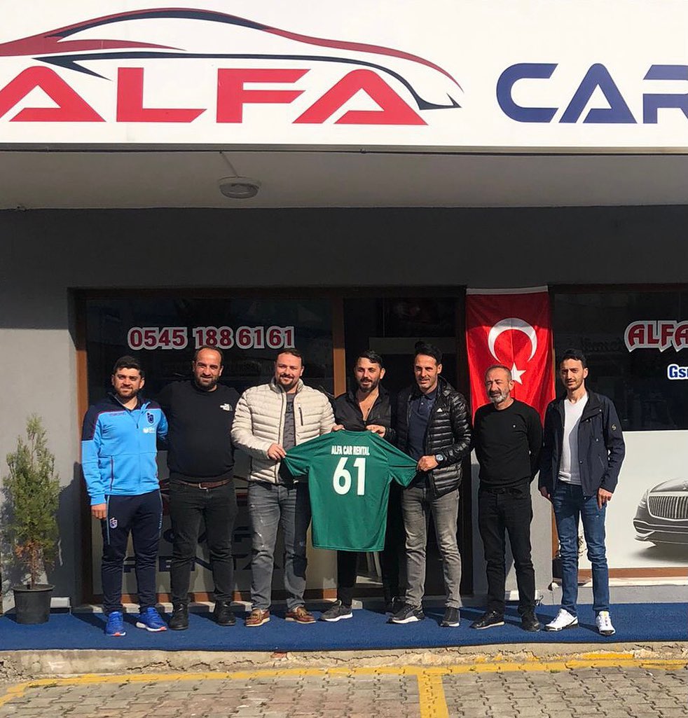 Araklı İdman Yurdu Spor Kulübü 61 Numaralı Formayı Ona Hediye Ettiler