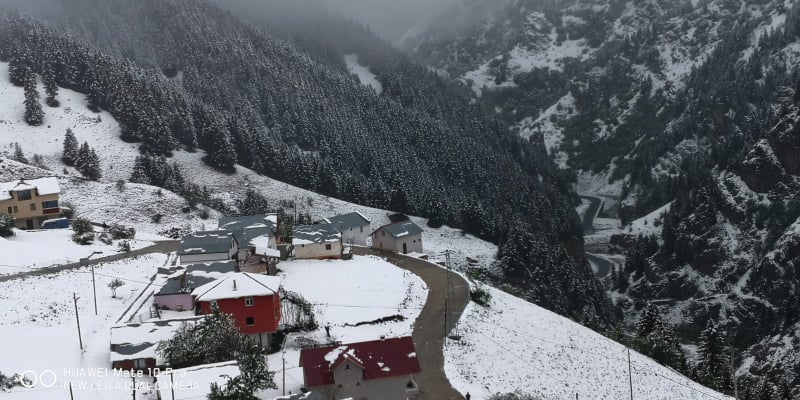 Araklı Yayla ve Mahallelerinden Kar Resimleri