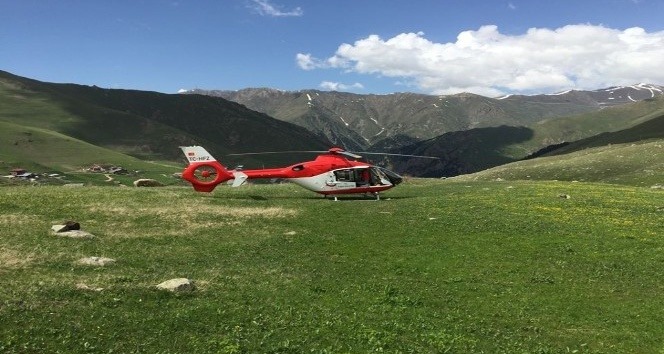 Trabzon'da Helikopter ambulans 2019 yılında 255 hasta için havalandı