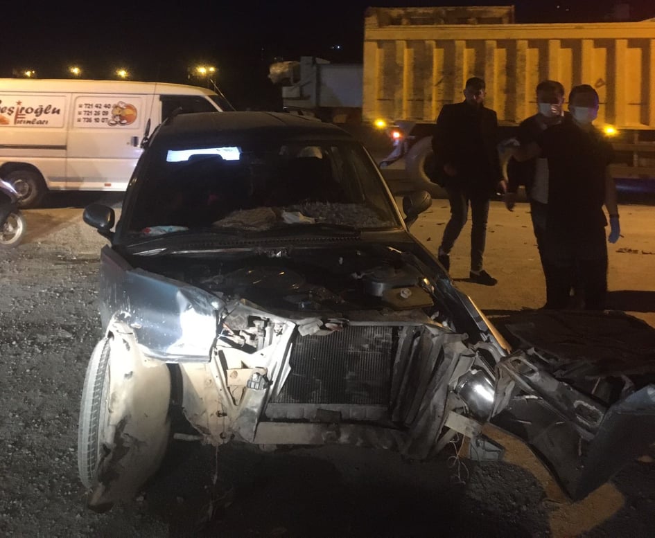 Araklı'da Korkutan Kaza 1 Yaralı