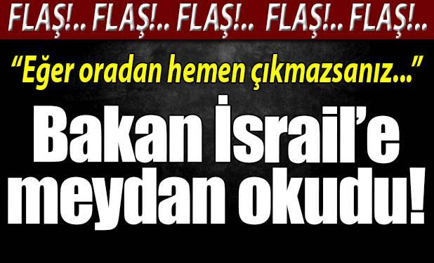 Türkiyeden israil&#8217;e tehdit