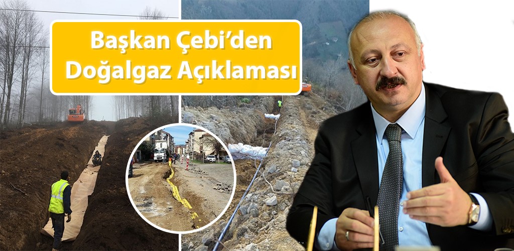 Araklı'da Doğalgaz Çalışmaları Başladı