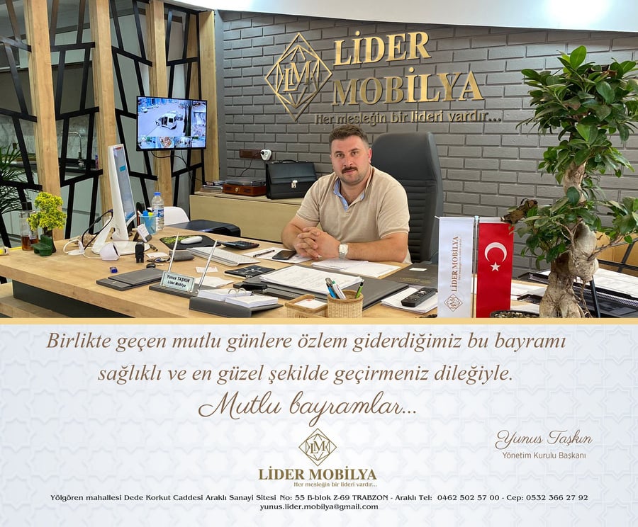 Lider Mobilya'dan Bayram Mesajı