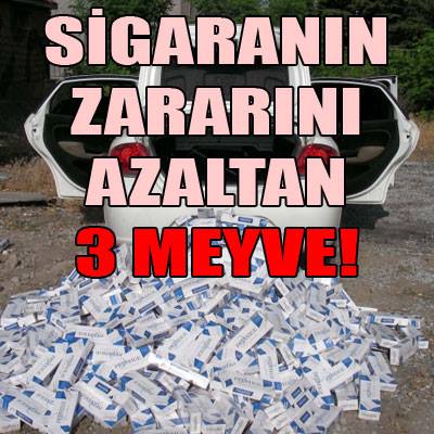 sigaranın zararını azaltan 3 meyve