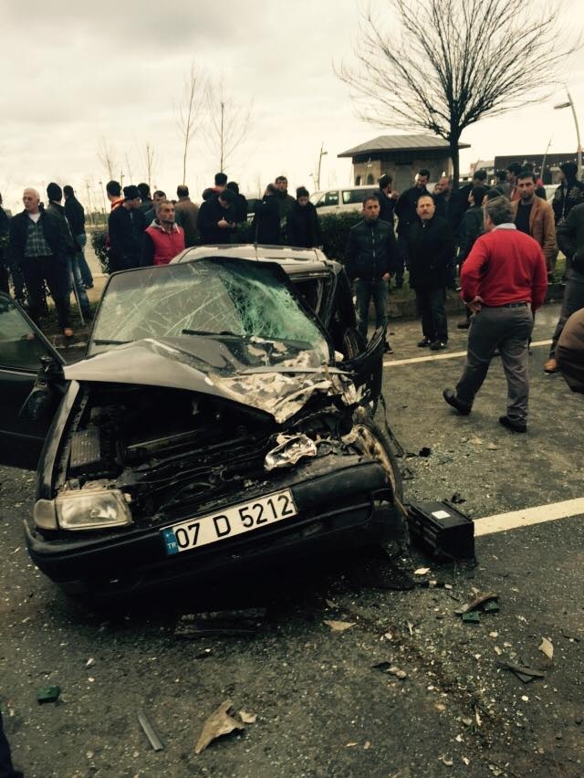 Asker Uğurlama Konvoyunda Trafik Kazası