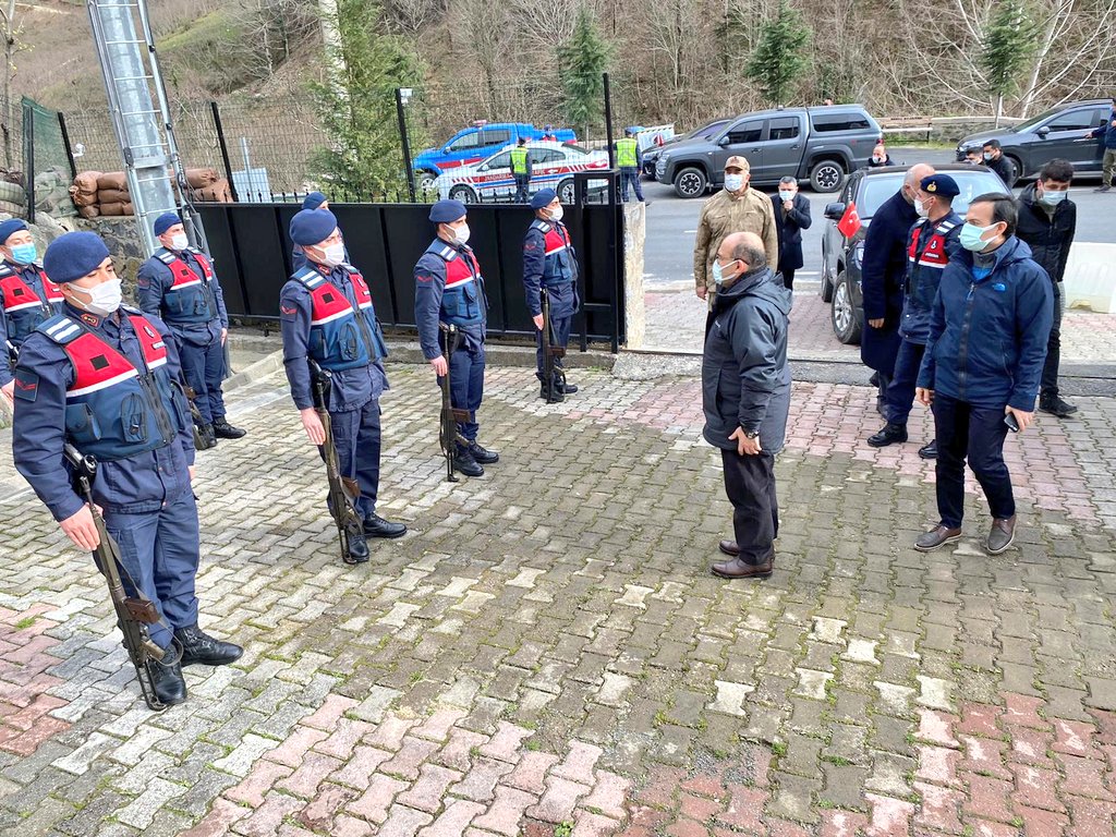 Ustaoğlu Dağbaşı Karakolu'nu Ziyaret etti