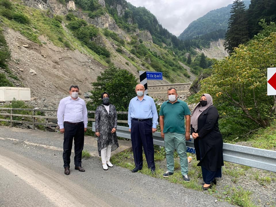 Trabzon Millet Vekili Ayvazoğlu Araklı'da İncelemelerde Bulundu