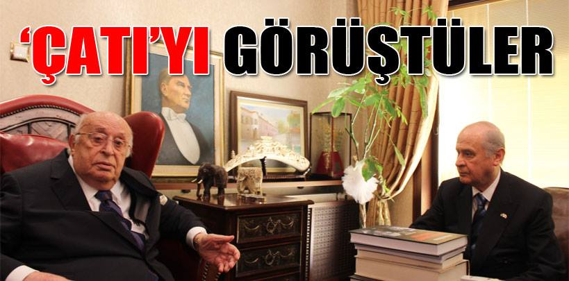 Demirel ve Bahçeli &#8216;Çatı&#8217;yı görüştü!