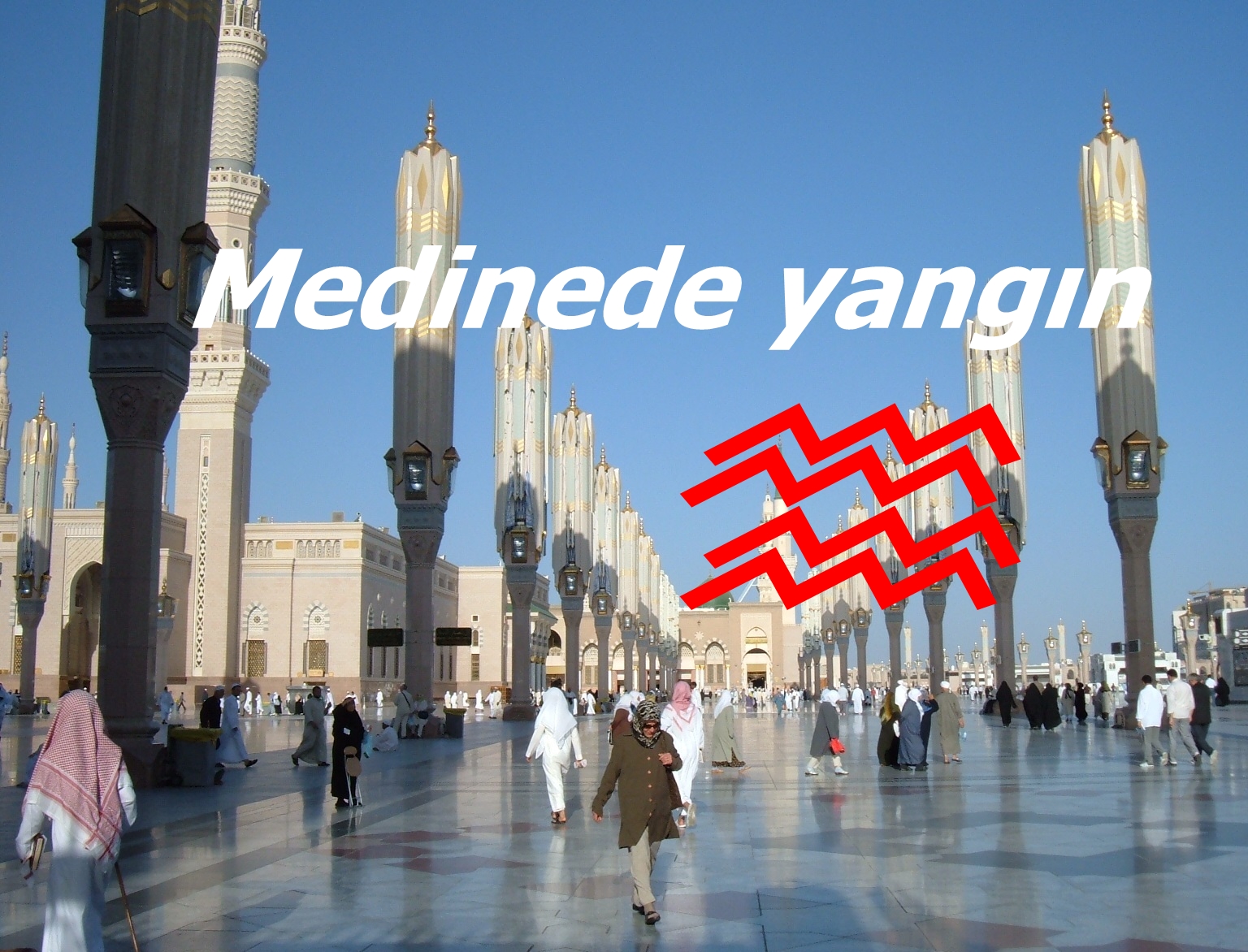 Medinede yangın 17 ölü