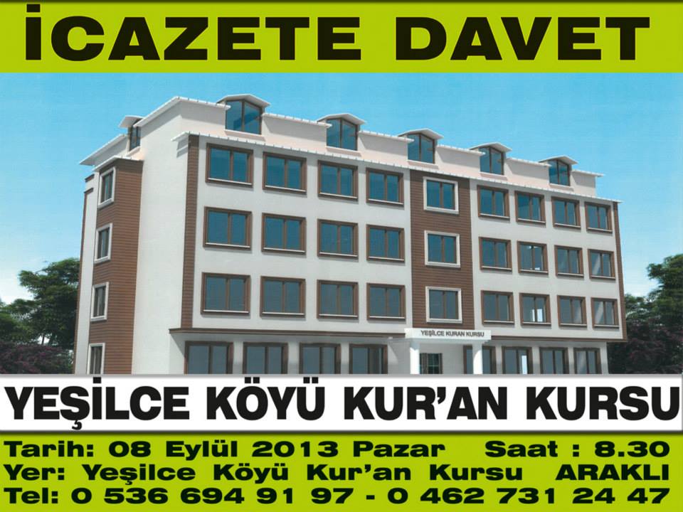 İCAZETE DAVET