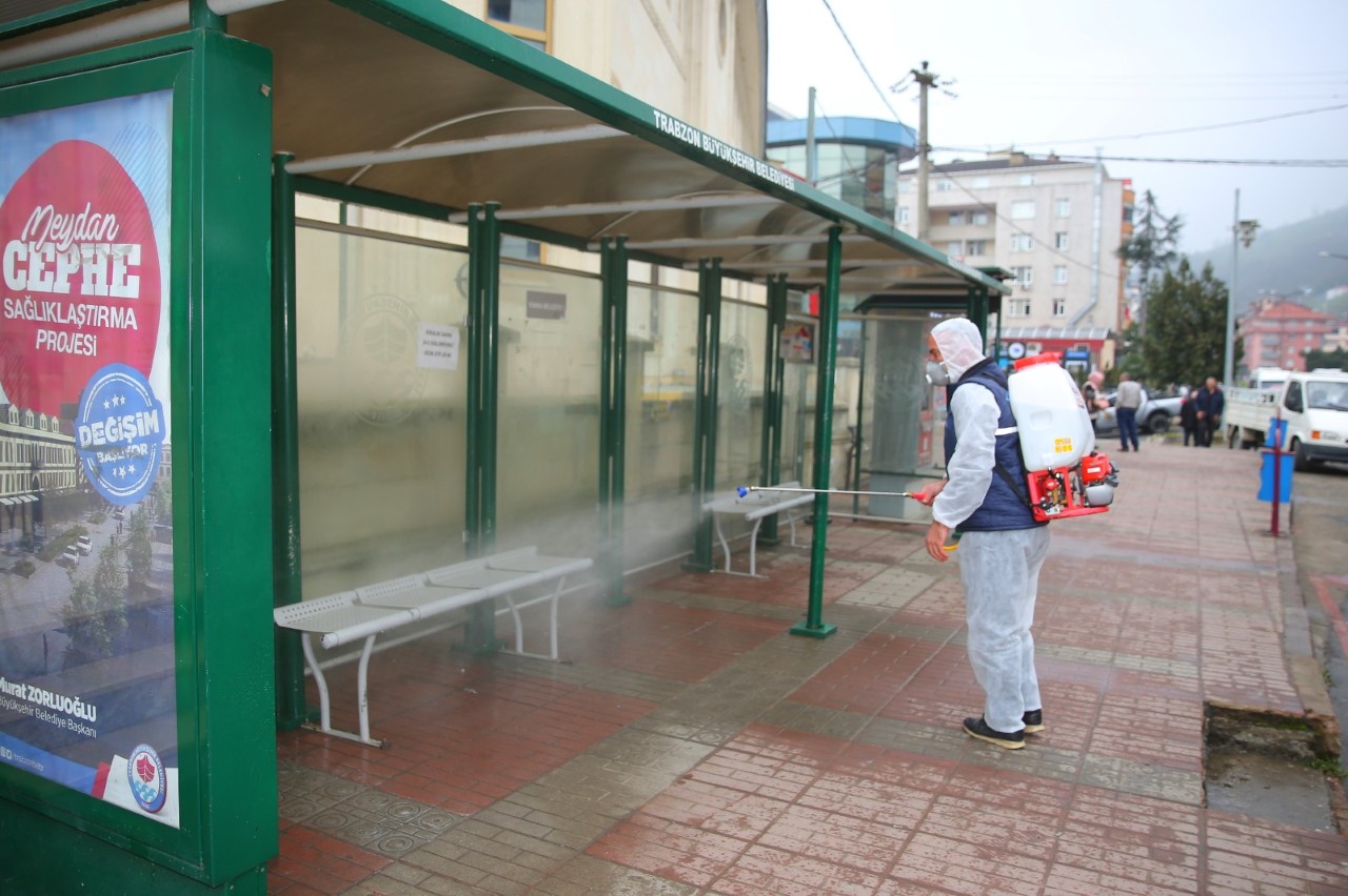 Trabzon'un O İlçesinde Koranavirüs Seferberliği