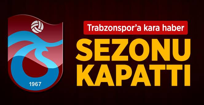 Trabzonspor&#8217;da Sol Bamba&#8217;sezonu kapattı.