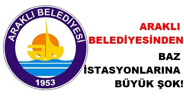 Araklı Belediyesinden Baz İstasyonlarına Şok