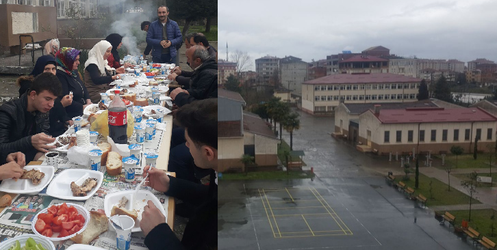 Araklı Saffet Çebi Lisesi\'den Örnek Davranış