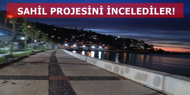 Araklı Sahil Projesini İncelediler