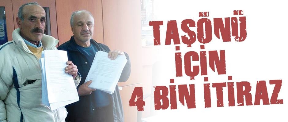 Araklı Taşönü İçin 4 Bin İtiraz