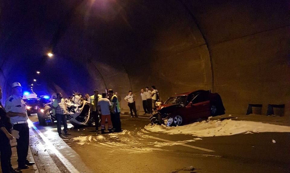 Araklı Tünelde Facia\'dan Dönüldü 8 Yaralı (Video Haber)