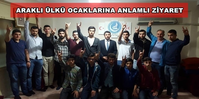 Araklı Ülkü Ocaklarına Anlamlı Ziyaret